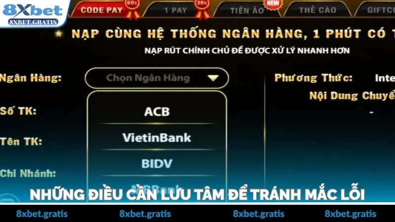Những điều cần lưu tâm để tránh mắc lỗi